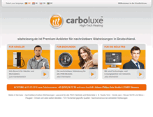 Tablet Screenshot of carboluxe.com